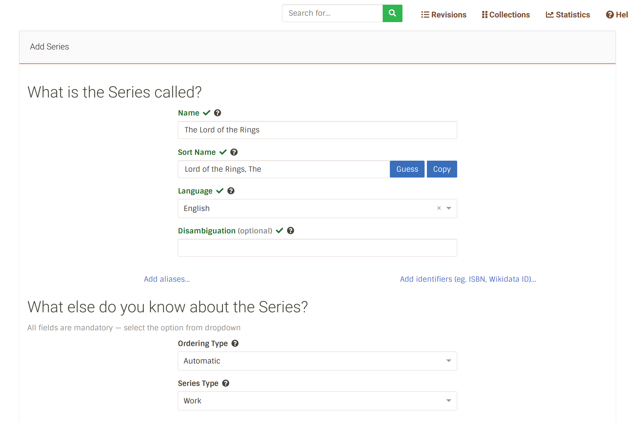 series editor